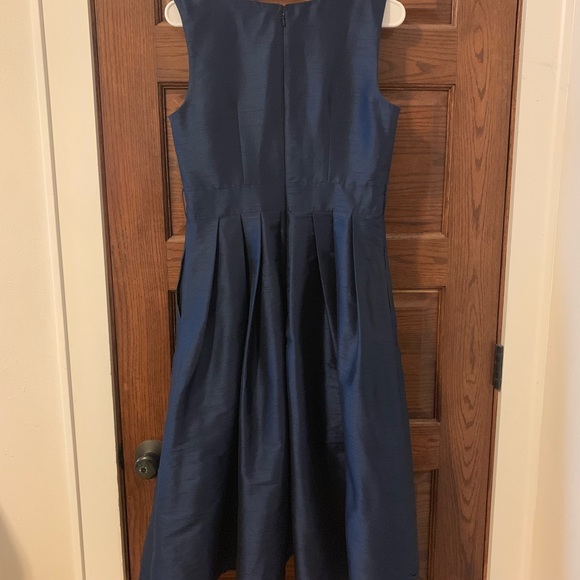 Navy blue midi dress - Picture 3 of 6
